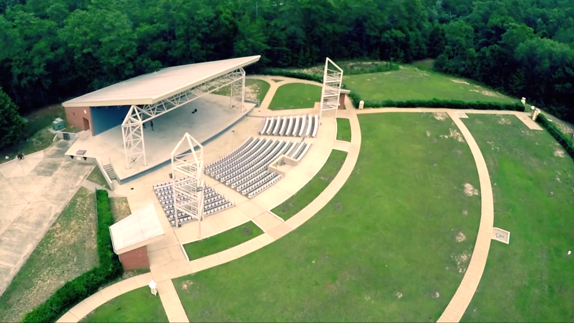 northwest-florida-state-college-amphitheater-drone